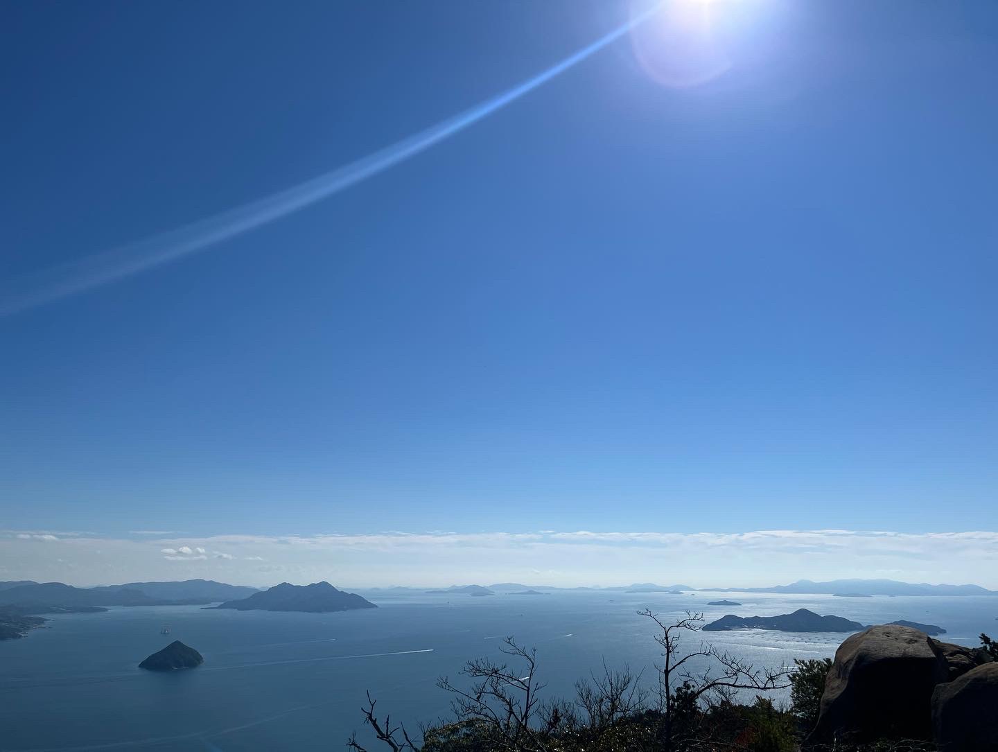 初☆彡弥山登頂！